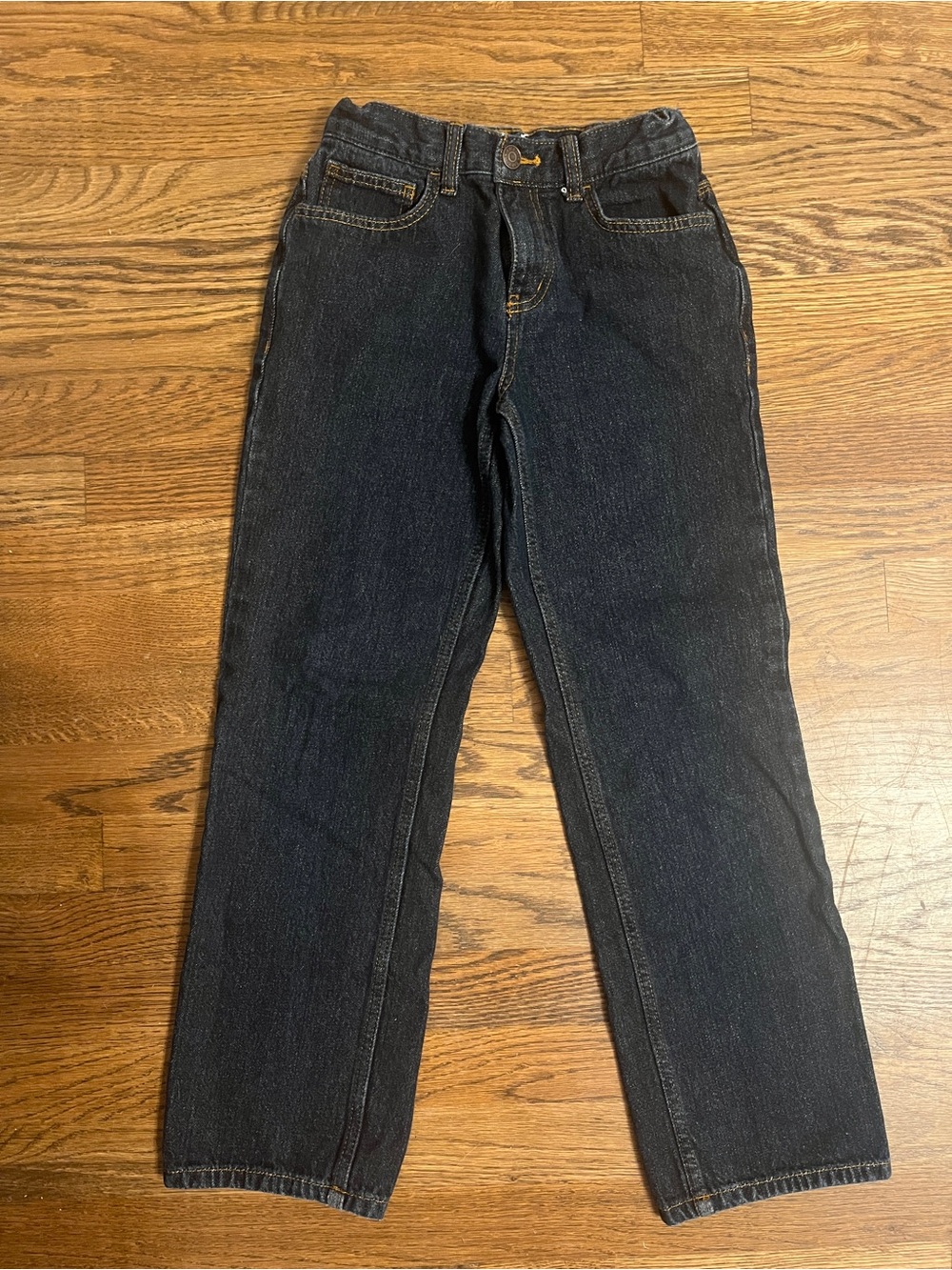Sz 12 Boys Blue Straight-Leg Jeans